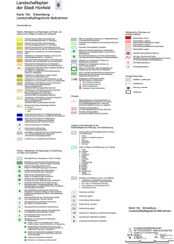 Legende 10b - Entwicklung - landschaftspfl. Maßnahmen