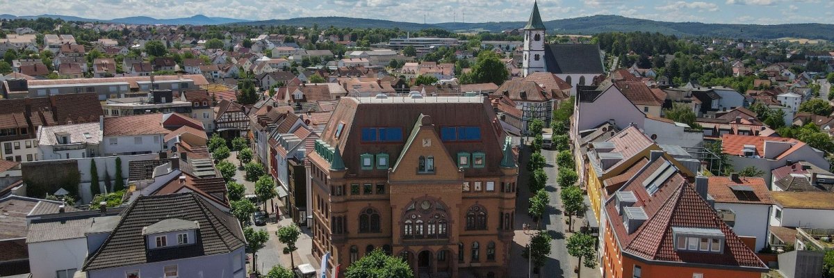 Blick über die Hünfelder Innenstadt
