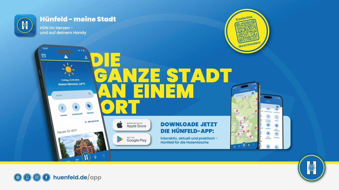 Hünfeld App bald verfügbar