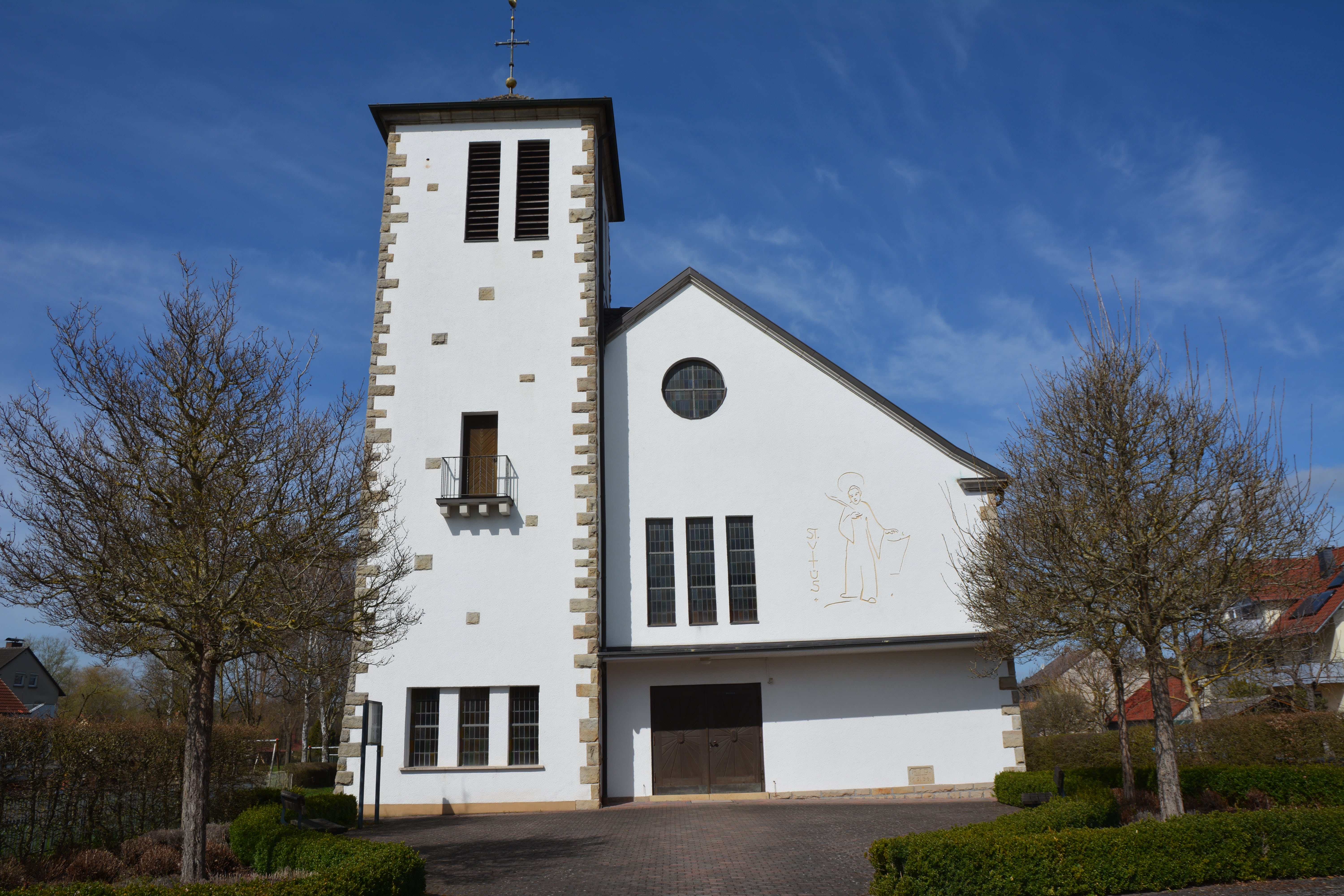 Bachlauf Nüst in der Ortsmitte