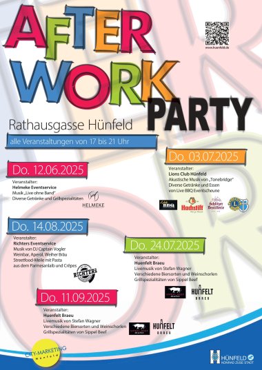 Plakat After Work Party 2024