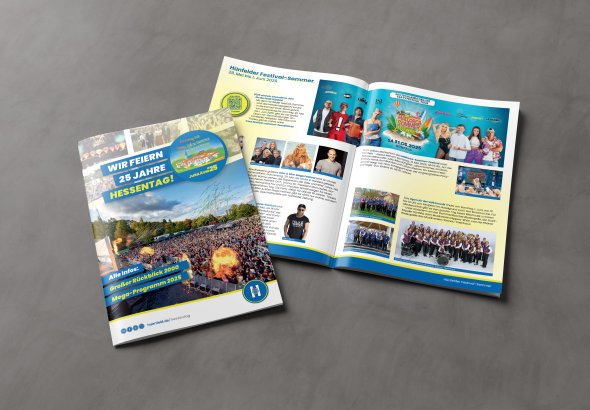 Bild der Broschüre Hessentagsjubiläum mit allen Infos