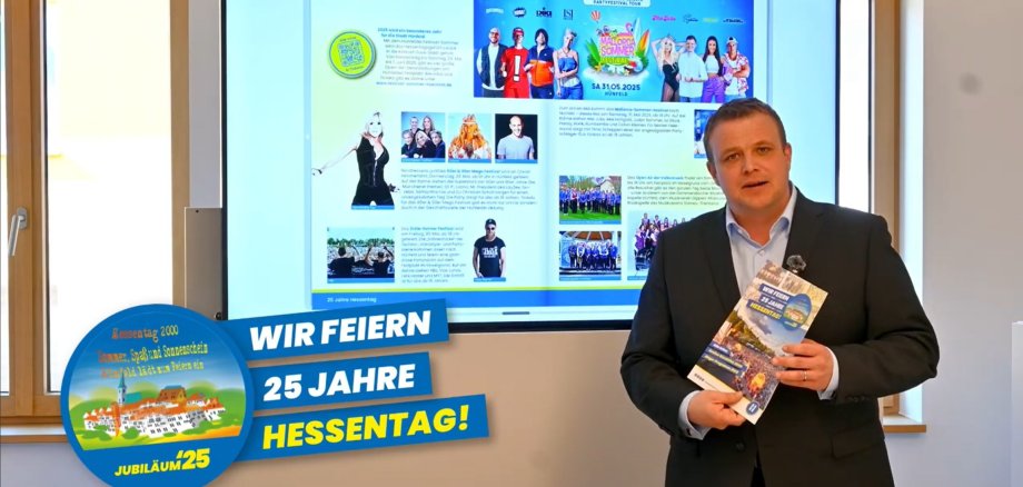 Der Bürgermeister informiert zum Hessentagsjubiläum