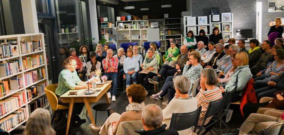 Foto Autorenlesung mit Frank Goldammer in der Stadtbibliothek Hünfeld 2024