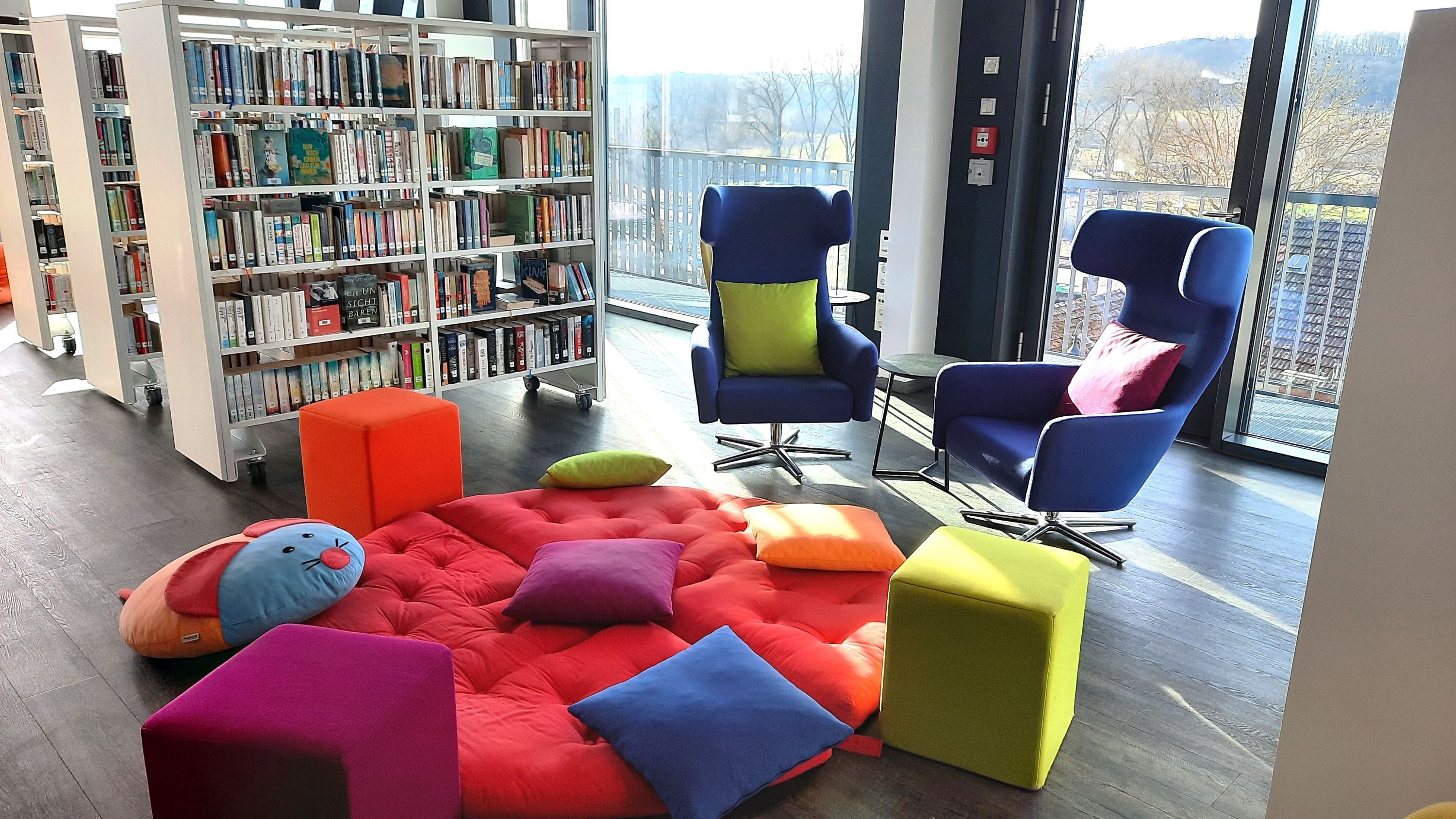 Vorleseecke in der Stadtbibliothek montags