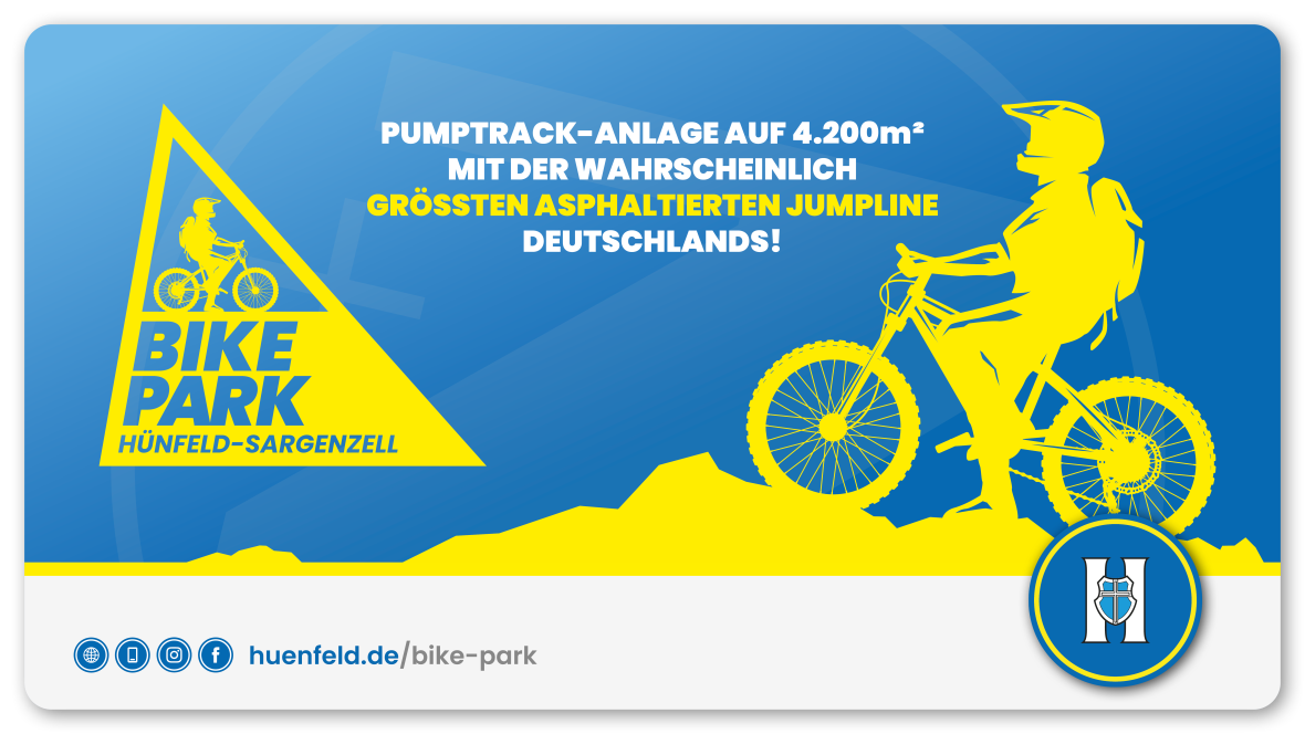Grafik die den Bike-Park in Sargenzell anteasert
