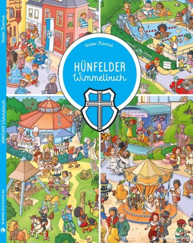 Titelblatt des Hünfelder Wimmelbuchs für Kinder