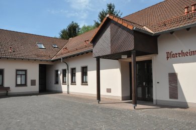 Eingangsbereich Kombinationsgebäude Großenbach