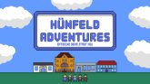Bild des Startbildschirms des Computerspiels "Hünfeld Adventures"