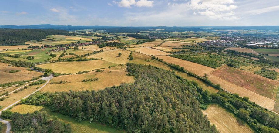 Panoramaaufnahme Gebiet von Molzbach