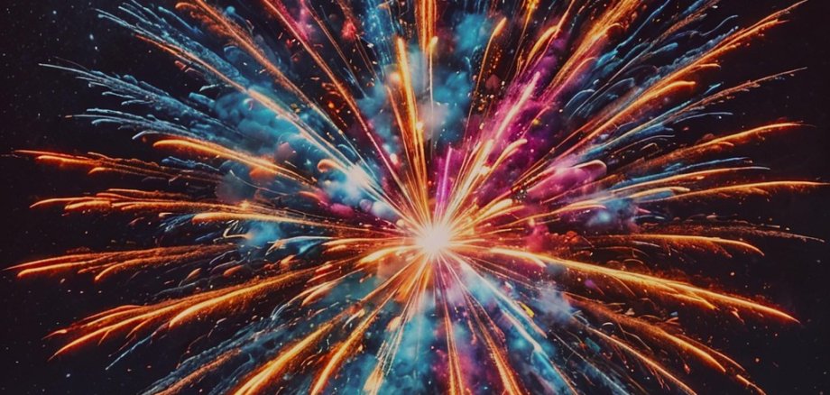 Feuerwerk leuchtender Stern