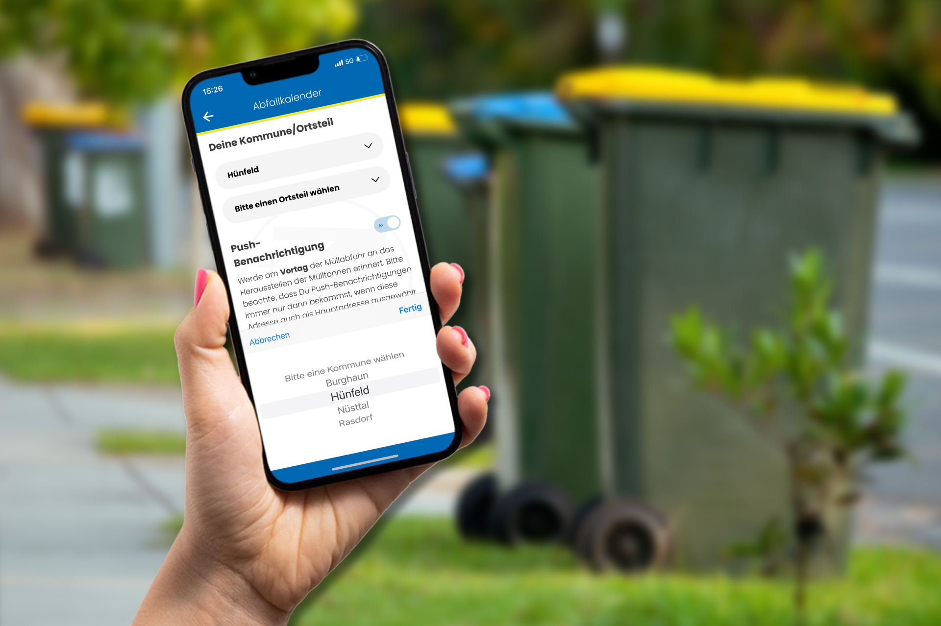 Recycling bin stands outdoor. Australia, Melbourne. Recycling bin stands outdoor. Australia, Melbourne.