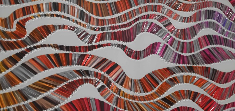Kunstwerk bunt