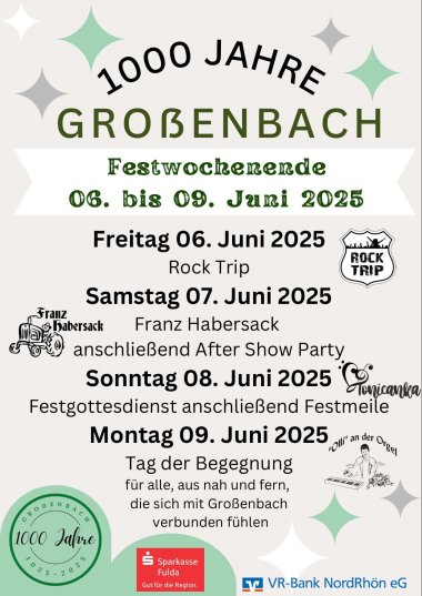 Plakat Fest Großenbach