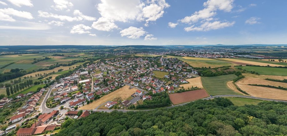 Luftbild von Mackenzell