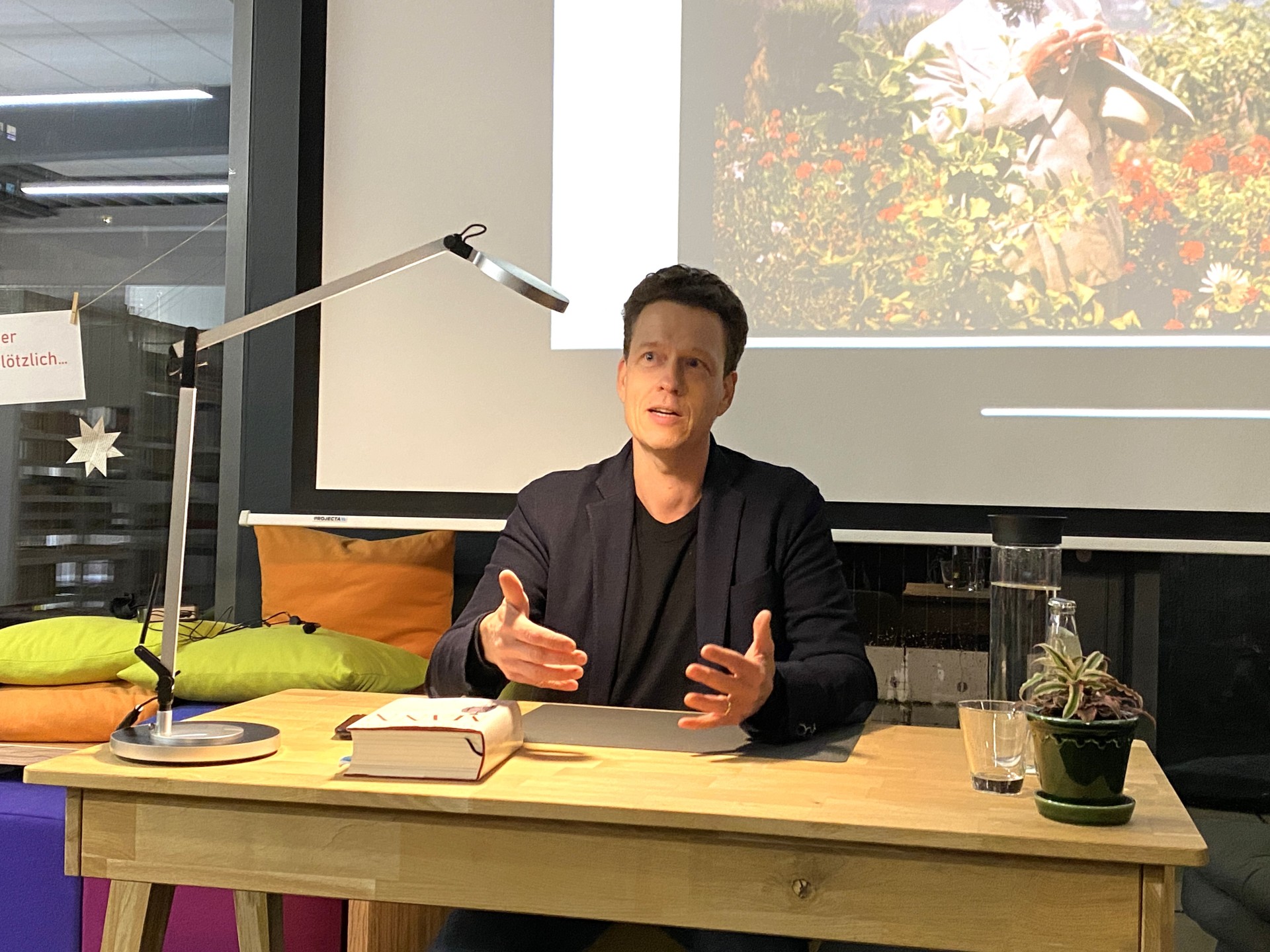 Tilmann Lahme in Stadtbibliothek