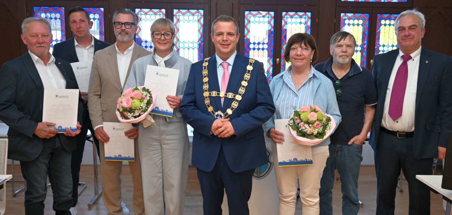 Neuer Magistrat im Rathaussaal