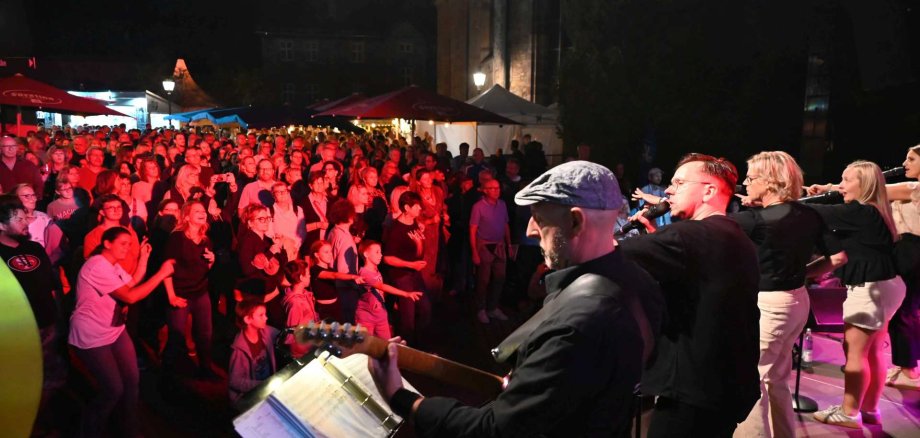 Gaalbernfest Band auf Bühne