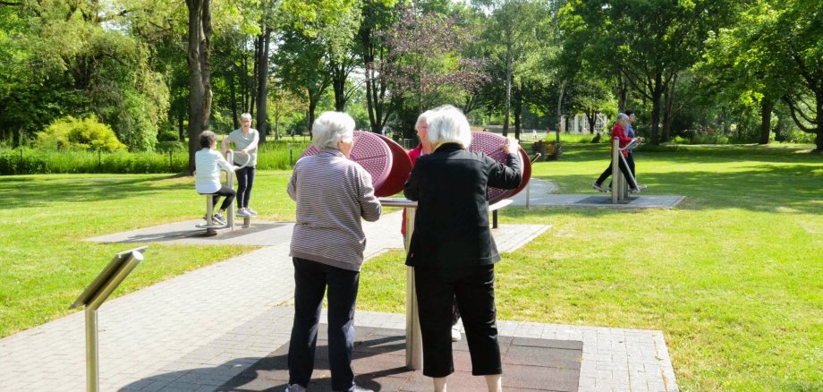 Training im Bewegungspark Hünfeld