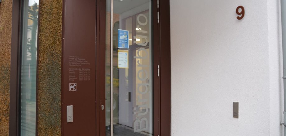 Eingang Bürgerbüro