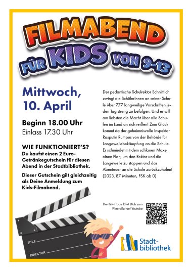 Filmabend für Kids