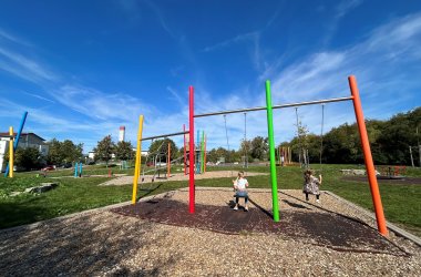 Spielplatz Stadtpanorama